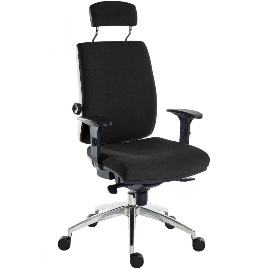 Ergo Plus Fabric Posture Office Chair with Steel Base